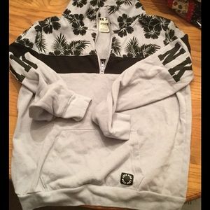 EUC Victoria's Secret Quarter Zip sweatshirt